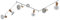 Lindby Deckenlampe Metall, Deckenstrahler schwenkbar & drehbar 6x E14 max. 40W ohne Leuchtmittel Deckenspot Spot Strahler Wohnzimmerlampe