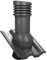 Parotec Isolierter Entlüftungskamin DN 125 mm für BRAAS - FRANKFURTER, BENDERS - MECKLENBURGER Dachziegel – gedämmter passiver Dachlüfter, verhindert Kondenswasser (RAL 7024 - G