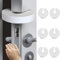 Lot de 6 protections anti-pincement de doigts pour portes de bébé faciles avec butée de porte en mousse souple mais durable. Empêche les blessures par pincement des doigts, les portes claquantes et