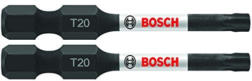 BOSCH ITT20202 Schraubendreher-Bits, 5,1 cm, Torx #20, schlagfest, 2 Stück