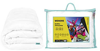 Wendre Bettdecke, Weiß, 200x220
