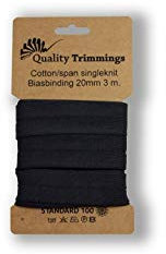 Slantastoffe Details zu Schrägband Jersey Bündel 3m 20mm Uni (Marineblau)