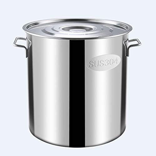 Marmite, Restauration Commerciale Stock Acier/Inox Intérieur 304 Pot Avec Couvercle, For Cuisinière À Gaz/Cuisinière À Induction (12-226L) (Size : 12L)