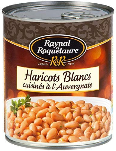 RAYNAL ET ROQUELAURE - Haricots Blancs Cuisines À L'Auvergnate 820G - Lot De 4 - livraison offerte