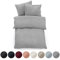 Blumtal Winter Bettwäsche 220x240 cm & 2 Kissenbezüge 40x80 cm – Teddy Fleece Bettwäsche mit Cashmere Touch, Plüsch Winterbettwäsche - Flauschige Kuschelbettwäsche in Grau