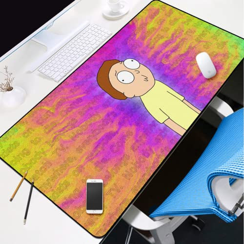 BILIVAN Rick and Morty Mauspad, übergroße Tastatur, Anime, Esstischunterlage (700 x 300 mm, 16)