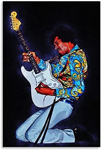 BLIJR Holz Puzzle 500 Teile Spirit of Jimi Hendrix Promi-Poster Retro Puzzles für Erwachsene und Kinder anspruchsvoll 500 Piece 20.4x15inch(52x38cm) Kein Rahmen