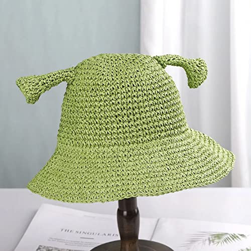 Elf Hat Pare-Soleil Chapeau baquet Femme Casquette Femme Chapeaux de Plage Femmes Femme Chapeau Femme d’été Femme Luxe Femme Chapeau Paille d’été Chapeau pour Fille Cadeaux de Noël et d'halloween
