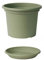 Euro3plast Geo Blumentopf mit Untersetzer 30 cm Ø rund in Rosmarin 19761479.L4