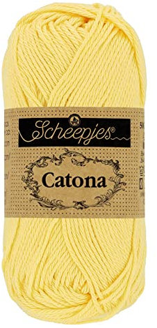 Scheepjes - Scheepjes Catona 403 Lemonade Yarn - 10x50g