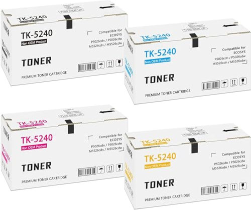 TK-5240 Kompatibel für Kyocera TK-5240K TK-5240 TK5240 Toner für Kyocera Ecosys M5526cdn M5526cdw P5026cdn P5026cdw