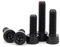 5stk M12-1.5×50mm Metrisches Feingewinde 12.9 Grade schwarz legierter Stahl Sockel Head Cap Schrauben