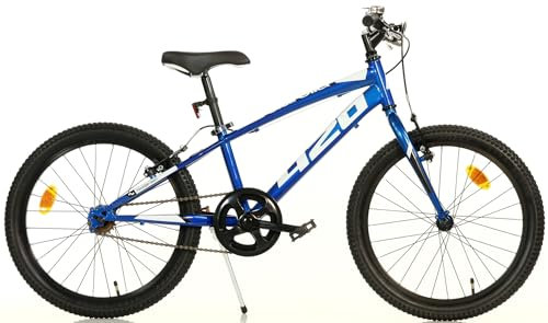 DINO BIKES Aurea Kinderfahrrad Größe 20 Zoll (50,8 cm) MTB Kinderfahrrad Art. 420U - SC ohne Schaltung, 1 V, Blau (Blau)