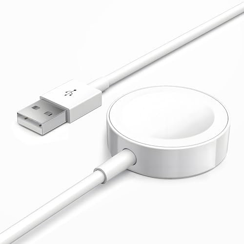 Chargeurs Compatible avec Apple Watch Câble de Chargement magnétique pour iWatch Series Ultra SE 8 7 6 5 4 3 2 1 38mm 40mm 42mm 44mm Watch Charger 1m USB Cable