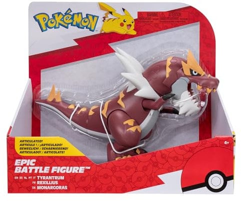 Pokemon PKW3422 - Epic Figure Monargoras, offizielle bewegliche Figur, 30 cm