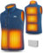 SowYee Giacca riscaldante da uomo,Gilet riscaldante con batteria inclusa,Pile senza maniche giacca elettrica 6 zone riscaldamento rapido, blu, M