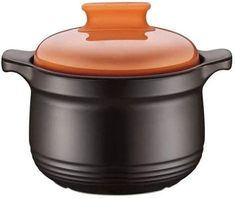 Ceramic Hot Pot,Ceramic Crock Pot Solid Soup Pot hot Stew Pot Casserole Cooking Pot Cookware Ceramic Soup Pot Kitchen Cooking Ceramic stew Pot