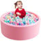 Aunekiv Piscina de bolas de espuma de 35.4 x 11.8 pulgadas para niños pequeños, piscina redonda para bebés de 1 a 3 años, pozos de pelotas de juego para niños, regalo ideal para niños y niñas, pelotas