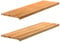 vidaXL Fensterbänke 2 Stk. Hellbraun 140x40x2 cm Massivholz Eiche, Fensterbrett, Holz Treppenstufe, Holz Fensterbrett, Fensterbank Eichenholz