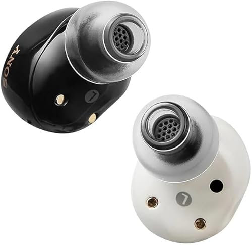 AZLA SednaEarfit Crystal Standard 2 - Earphone Eartips Replacement, Noise Canceling Earbuds Compatible with Sony WF-1000XM5, Beats, Sennheiser (2 pairs) (SS)