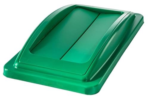 Chabrias Ltd Slim Bin Swing Lid Green – UK Made Colour Coded Recycling Lids for Slimline Bins | Durable, Easy Fit | for Waste Segregation Waste Management Systems