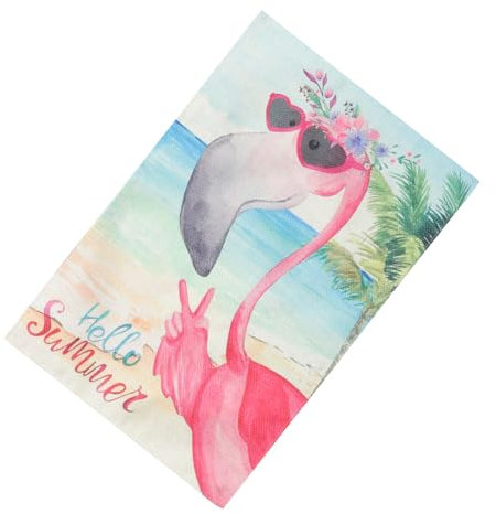 BESPORTBLE Leinengarten Glag Gartenflagge Außenflagge Sommerflaggen Willkommene Hausfahnen Gartendekoration Flagge Dekorative Flaggen Doppelseitige Hausflaggen Rasenfahnen Willkommensflagge