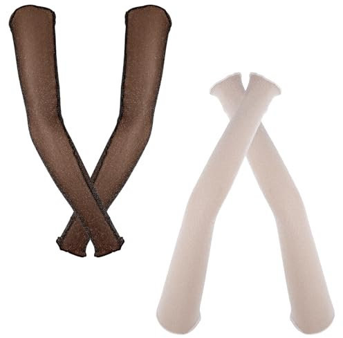 Fogbush Armstulpen, 2 Paar Sommerhandschuhe Damen Dünn Armstulpen Armstulpen Damen Für UV-Schutz Im Alltag Beim Sommerstrand Camping Wandern