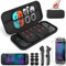 MoKo Switch 2 Accessories Bundle Kit for Nintendo Switch 2 (2025), 14 in 1 Gift Kit with Carrying Case, Protective Cover, Clear TPU Joycon Case, 2x Screen Protectors and 8x Thumb Grip Caps, Black