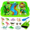 Kinetic Sand Set für Jungen Mädchen: Kinetischer Sand Aktivitäten für Kleinkinder - Magic Sand Sensorisch Sandspielzeug Spielsand für Jungen Mädchen Alter 3 4 5 6 7+ Jahre Alt (Dinosaur-A)