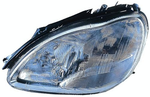 PROPOSTEONLINE Scheinwerfer passgenau für Mercedes S-Klasse W220 Fahrerseite H7-H7-H1 Halogen vorbereitet für elektrische Regulierung A2208200161