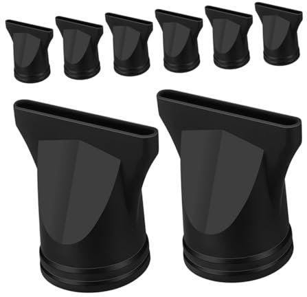 Hemobllo 8 Pezzi Di Ugelli Per Asciugacapelli Accessori Per Asciugacapelli Ugello Concentratore Per Asciugacapelli Accessori Per Asciugacapelli Ugello Per Asciugacapelli In Plastica