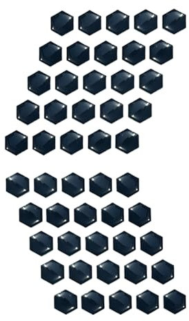 Pegatizas de Motocicletas - Kit de Tiras de Pegatinas de Moto | 2 Pegatinas Anti-Scratch | Protección Hexagonal 3D de Motocicletas Hexagonal Impermeable, Accesorio de Pintura, Tanque, Uso Diario
