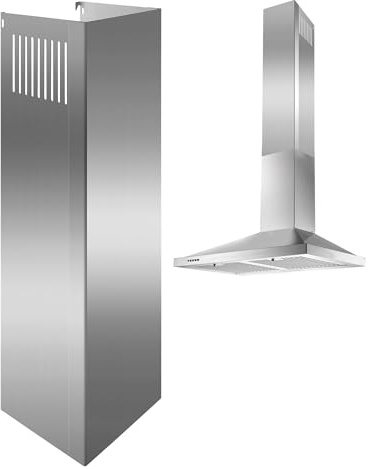 Range Hood Chimney Extension Fit for SNDOAS GD24 GD17, 31.5 Stainless Steel Range Hood Extension Duct Cover (Upper Piece)