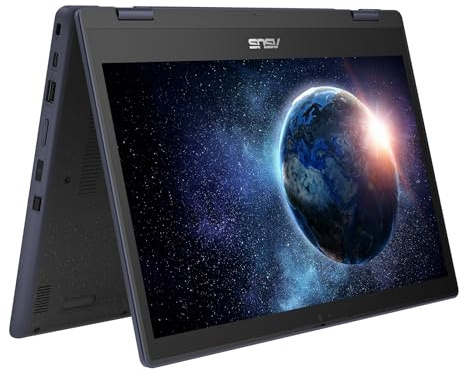ASUS ExpertBook BR | Convertible | Mineral Grey | 14 FHD Touch-Display | Core i3 N305 | RAM: 8GB | SSD: 500GB | Stylus Pen | Windows 11 Pro | Office 2024 Pro | Notebooktasche