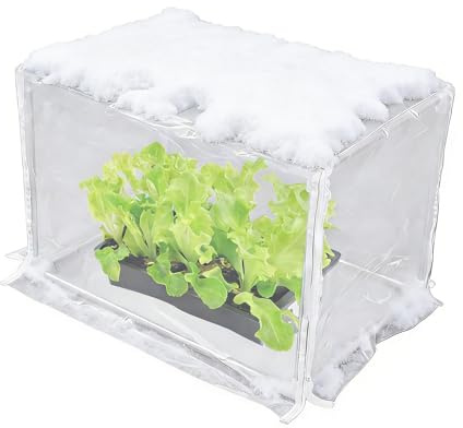 Zahoken Mini Serre d'intérieur | 60 x 30 x 30 cm – Serre Portable Transparente – pour Table, Jardin, terrasse, Patio, Hiver, , Porche, fenêtre, intérieur