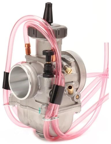Carburateur Carb Universel PWK 33mm 34mm 35mm 36mm 38mm 40mm 42mm 2T 4T 200cc-450cc Carburateur avec Jet Puissant(38mm)