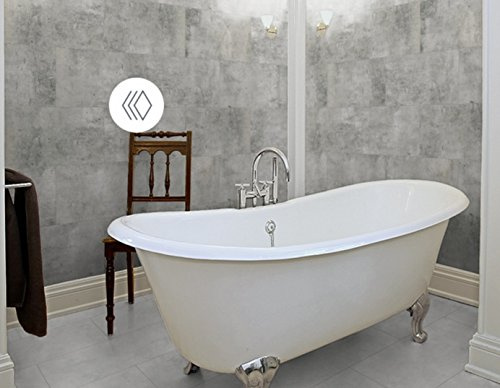 Classen Ceramin VARIO Fliese Kalkputz weiß - Format 30/60-4-seitige Mikrofuge - Die echte Alternative zu Naturstein und Fliese - Paket a 3,4m²
