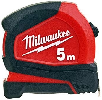 Milwaukee 4932459592 PRO-Compact 4932459592-Metro a Nastro, 5 m, Non Magnetico, Larghezza 19 mm, Rosso/Nero