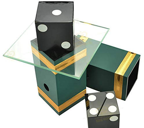 ZQION Würfel Penetration Glas unmöglich Diebe Penetration Stage Magic Tricks Mentalismus Illusion Profi Magier Show