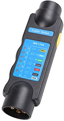 ETUKER Testeur de Remorque de Voiture 7 Broches, 12V Remorque Testeur 7 Broches de Feux Circuit de Câblage Outils de Diagnostic