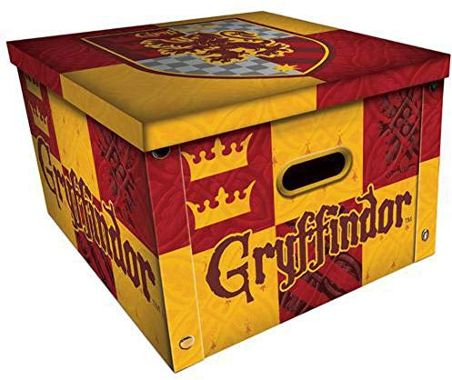 Pyramid Europe Harry Potter Faltbare Aufbewahrungsbox mit Deckel (Gryffindor Design) 24cm x 37cm x 37cm - Offizielles Lizenzprodukt