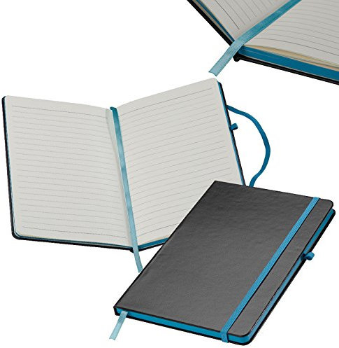Notizbuch / DIN A5 / 160 S. / liniert / PU Hardcover / Farbe: türkis