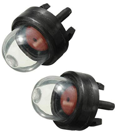 Nicetruc Burbuja Mini carburador Aceite Bulbo Gasolina Snap cebador de Combustible de la Bomba Kit para Cortasetos cortadora de césped Motosierra Accesorios 2 Piezas