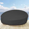 Runder Tagesbettbezug, Wasserdichter Tagesbettbezug Outdoor Runder Baldachin Tagesbett Sofabezug, Outdoor Gartenmöbel Abdeckung Heavy Duty Oxford Stoff Tagesbett Sofabezug Wasserdicht UV