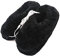 USB Heated Foot Warmers Heat Slippers Heating Pad for Feet Keep Warm Cold Relief (Black-1)
