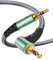 RAWAUX Aux Kabel 90 Grad Klinkenkabel 3,5mm klinke auf 3,5mm Klinke Audio Kabel Rechtwinkliges Stecker auf Stecker Kopfhörerkabel für Kopfhörer, Tablet, Laptop, Auto, Telefone, Lautsprecher (3M)