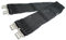 Schnurengurt Pferd, Schnuren Sattelgurt Größe 90cm - 140cm, Sattelgurt für optimale Druckverteiling & Bewegungsfreiheit (110cm, Schwarz)