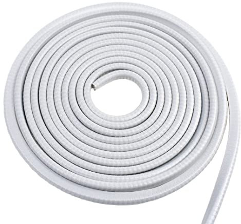 10 Meter Autotür Kantenschutz Weiß - Universal Auto Türkantenschutz/Kantenschutz für Autotüren - Schutz mit U-Form für Limousinen, LKW, SUV, ATV, UTV (Weiß 32FT)