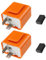 RtottiM 2 Stück 2 Pin Blinkrelais Einstellbare Blinker 12 V Motorrad LED Blinker Relais Universal Motorrad LED Elektronische Blinkgeber