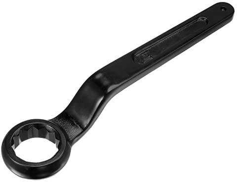 sourcing map 41mm Offset Box End Ring Type Impact Wrench, High Tensile Steel Single Head Wrench Hand Tool